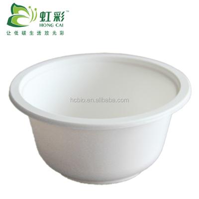 China Eco-Friendly Disposable 24 Ounce Corn Starch Plastic Tableware Disposable Biodegradable Bowls for sale