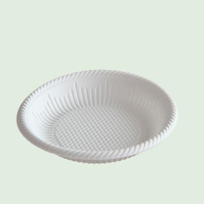 China Home.Restaurant.Bar.Hotel.Wedding 5.5 Inch Biodegradable Environmental Disposable Dish Cornstarch Dish for sale