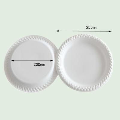 China Home.Restaurant.Bar.Hotel.Wedding Hot Selling 10 Inch Cornstarch Environmental Biodegradable Disposable Dish for sale