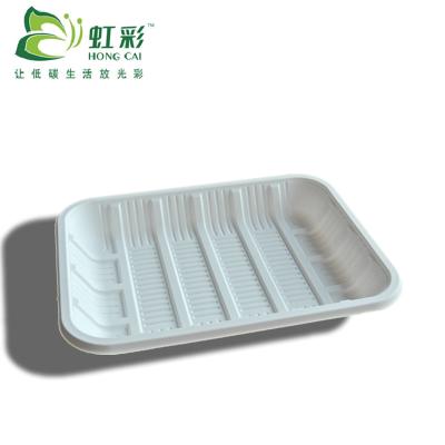 China T05 Hot Sale Eco - Friendly Disposable Tableware Cornstarch Biodegradable Trays for sale