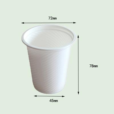 China Environmental C06 Cornstarch Disposable Plastic 6 Ounce Disposable Cup for sale