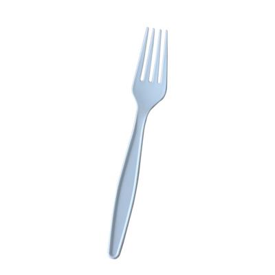 China Disposable Cornstarch Biodegradable Plastic Cutlery 8 Inch Disposable Fork for sale