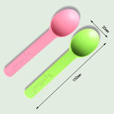 China Home.Restaurant.Bar.Hotel.Wedding Maker Disposable Biodegradable Cutlery Environmental Cornstarch Ice Cream Scoop IS05 for sale