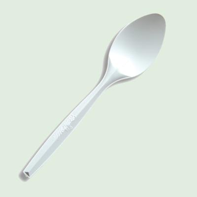 China Home.Restaurant.Bar.Hotel.Wedding Environmental Disposable 7 Inch Cornstarch Tea Spoon Biodegradable Cutlery TS07A for sale