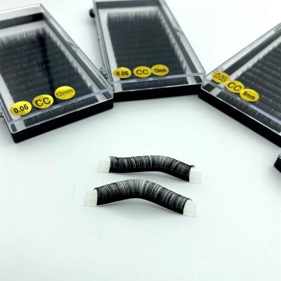 China Light Private Volume Lash Individual Eyelash Silk Eyelash Extensions Korean Eyelash Extension for sale