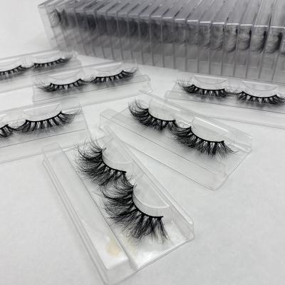 China Long 30MM Wholesale Natural Mink Eyelashes Custom Packaging Eyelash Own Private Label 100% Real Branded Mink Lashes for sale