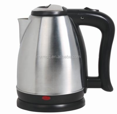 China High Quality Kitchen Appliances Stainless Steel 1.8L Cordless Electric Kettle for sale