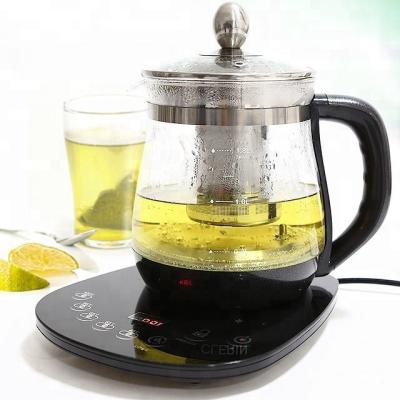 China 360 Degree Base 1.8L Touch Knob Rotation SUS 304 Electric Tea Kettle for sale