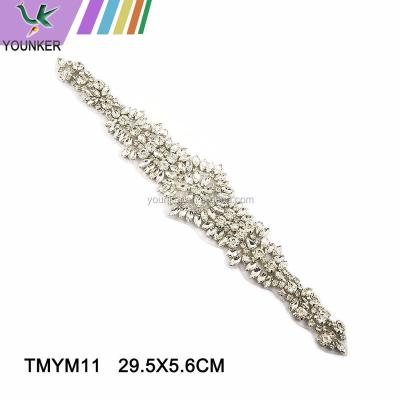 China Applique Wholesale Bridal Rhinestone Crystal Sash Wedding Eco - Friendly for sale