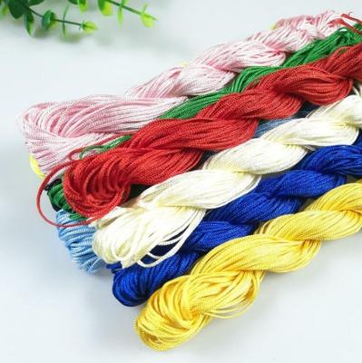 China Jewelry E-Co Friendly Wholesale Twine Polyester Rope Yarn Yarn 22M/BUNDLE for sale