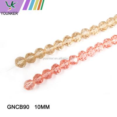 China Jewelry Making Wholesale Faceted Round Crystal Beads For Rosary Making for sale