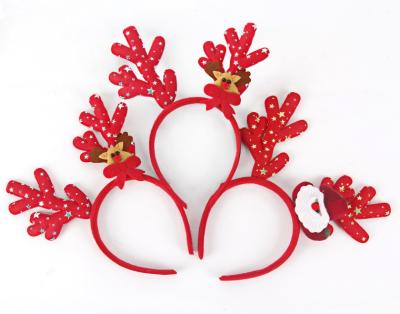 China Felt Hot-selling Christmas wholesale hair accessory gift for girl headband with ear for sale