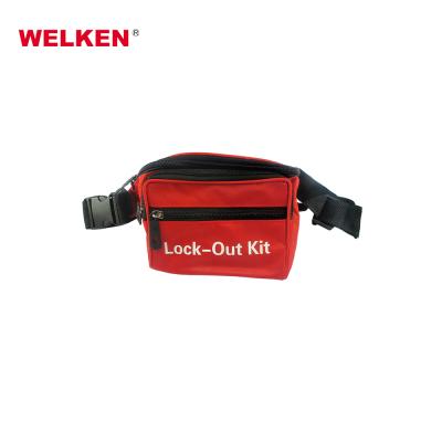 China High Quality Portable Red ABS Small Lockout Kit For Lockout Tagout for sale