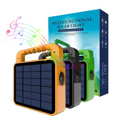 China Outdoor/Holte/Rechargeable Solar Led Lights Camping Touch Light BT Lamp BT Speaker LED Emergency Lighting Household Portable Solar Home Emergency Fill Lights for sale