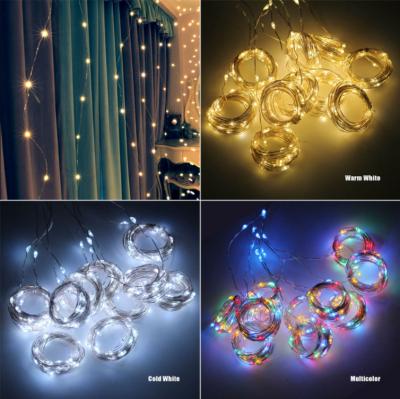 China Led Curtain Light Home Decoration Night Lights USB Powered Copper Wire Led String Lights RGB Curtain Light for sale