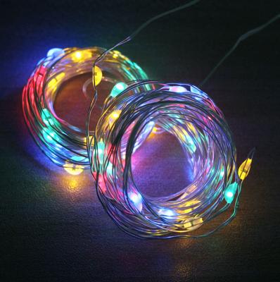 China Home Decoration 200 Led Indoor Outdoor USB Powered Copper Wire Wall Decorations RGB Curtain Fairy Lights for sale