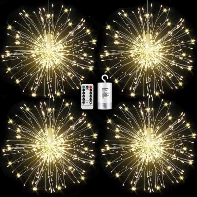 China Rechargeable Starburst Lights 2020 Fairy Lights White Rechargeable Led Lithium Battery Operated Christmas Decoration Bedroom Party String Lights With Switch for sale