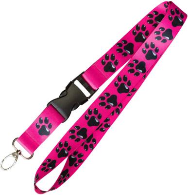 China Wholesale Nylon OEM Customized Durable PVC Nylon Lanyard OEM Lanyard China Lanyard for sale