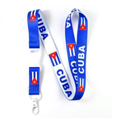 China Nylon Wholesale OEM Digital Printed Lanyard OEM Printed Custom Size Printed Lanyard With Secure Buckle for sale