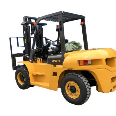 China JJCC CPCD70 China made 7000KG diesel forklift for sale