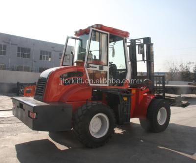 China 5500KGS ROUGH TERRAIN FORKLIFT for sale