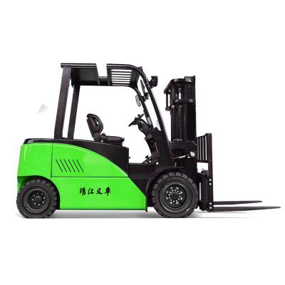 China Building Material Stores China Manufacturer Selling Pallet Stacker 4.5 Ton Lithium Battery Balanced Forklift for sale