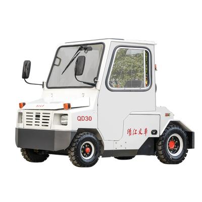 China jingjiang battery towing tractor FOR CARGO LUGGAGE AIRPORT tractor 2995mm*1440mm*1380mm for sale