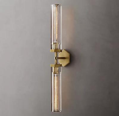 China Add a Touch of Luxury with Brass Decorative Wall Lamps and Screw-In Installation for sale