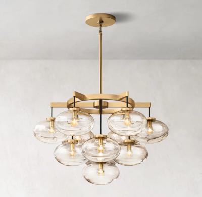 China ROSH Modern Glass Chandelier Cabrette Round Chandelier OEM ODM for sale