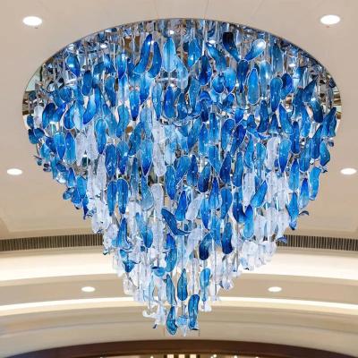 China Hotel Lobby Drop Chandelier Lights Stairwell Chandelier Modern OEM ODM for sale