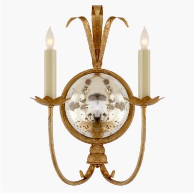 China Gramercy Double Sconce Brass Wall Lamps Indoor Wall Lamps 110-240V Voltage for sale