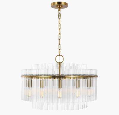 China Beckett Medium Chandelier CC12812PN Glass Pendant light for sale