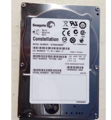 China 7200 RPM SFF 500GB 2.5 Internal Hard Drive For Seagate Constellation ST9500430SS for sale