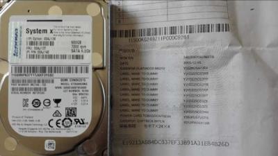 China IBM 00AJ136 FRU 00AJ137 500GB 7200RPM 64MB SATA 6Gbs 2.5 HDD  X3850X6 X3650M5 for sale