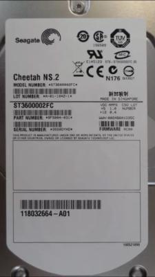 Κίνα Κρύπτη τσιτάχ ST3600002FC 600GB FC HDD Seagate, σκληρός δίσκος 3,5 υψηλής ταχύτητας» προς πώληση