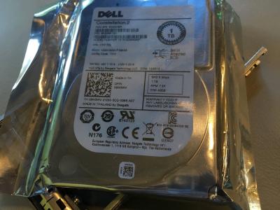 China Dell SAS PowerEdge 1tb 2.5 sata hard drive 7.2K 6GBS wTray 09W5WV  ST91000640SS for sale