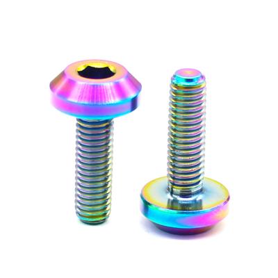 China 2021 new high strength and light texture enumerating titanium alloy button head bolts cheap button head bolts for sale