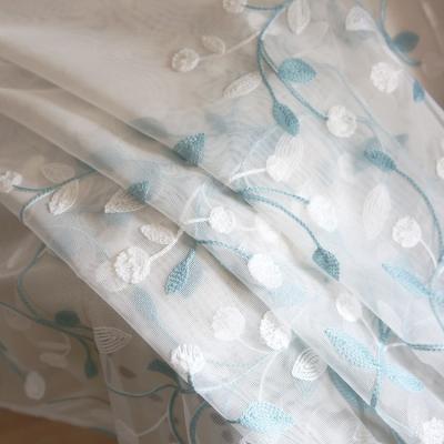 China Shaoxing factory hot sale curtains and embroidery insulated ready made pure curtain fabric for sale