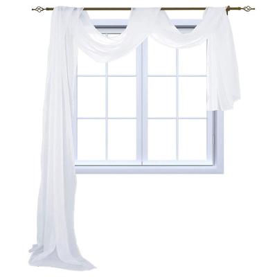 China blackout drapery curtain supply eaccessories curtain parts voile window scarf for amazon for sale