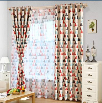 China Online Buying Wholesale Blackout Printing Curtain For Living Room Low MOQ Ready Made for sale