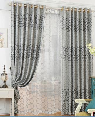 China Blackout Jacquard Blackout Curtain Roman Blind Whosale Design Low MOQ Curtain for sale