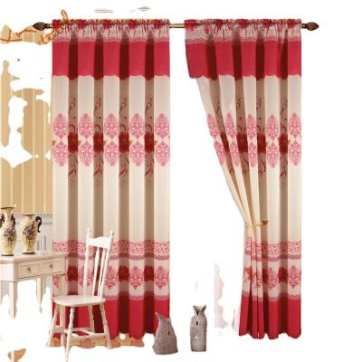 China Indian Curtain Fabric Cheap Window Curtain Patterns On Blackout Factory Sales for sale