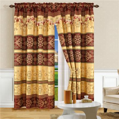 China Blackout Flowers Roman Blind Pleated Curtain Curtain Design for sale