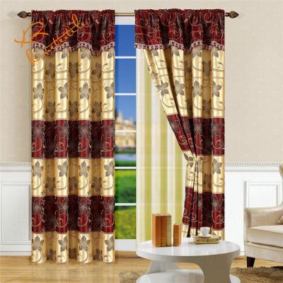 China Custom Blackout Luxury Window Curtains With Macrame for sale