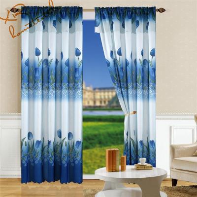 China Best Blackout Curtain Hardware Double Layer Window Drapes Curtain For South America for sale