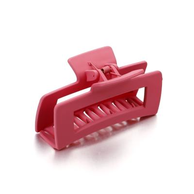 China Custom Hair Clip 2021 Designer Shark Claw Hair Clips Plastic Square Girl Hair Clip Hair Clips For Women for sale