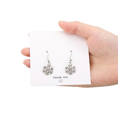 China Other Christmas Tisco Silver Plated Copper Variety of 925 Christmas Shapes and Drop Earrings Oil Pendant Hook Earrings for sale