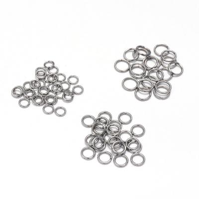 China DIY Jewelry Making 200pcs 3-15mm Stainless Steel Jump Rings Split Ring For Jewelry Making DIY Connector Made Accessories With Single Open Loops for sale