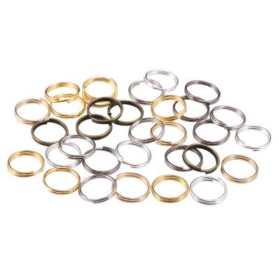 China DIY Jewelry Making 50-200pcs/lot 4-20mm Open Jump Rings Double Loop Split Rings Connectors For DIY Jewelry Making Dropshipping for sale