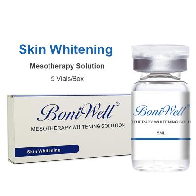 China BoniWell Solución de mesoterapia para blanqueamiento de la piel Glutatión Nicotinamida MTS Microneedling Suero de mesoterapia inyectable 5 ml/ vial en venta